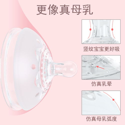 硅膠奶瓶新生兒防摔奶瓶寬口徑防脹氣帶吸管硅膠奶嘴寶寶嬰兒用品