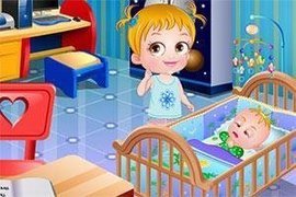 可愛寶貝給弟弟驚喜